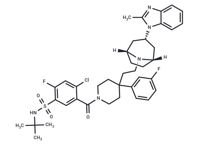 CCR5 antagonist 1 Chemical Structure