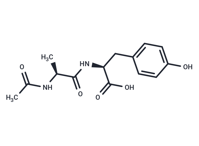 Acetylalanyltyrosine Chemical Structure