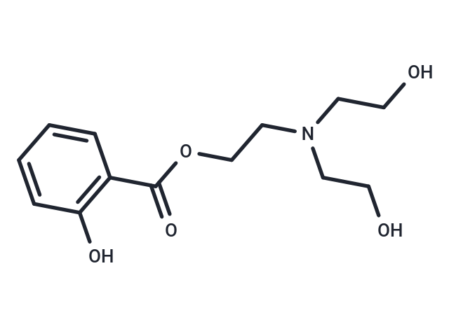 Trolamine salicylate ester Chemical Structure