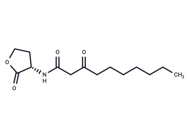 N-(3-Oxodecanoyl)-L-homoserine lactone Chemical Structure