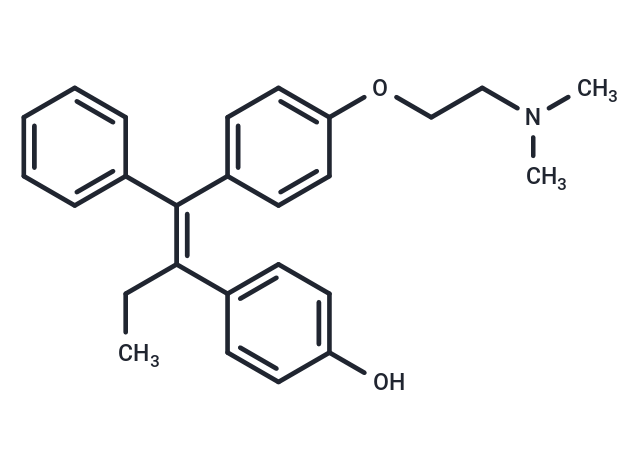 4’-hydroxy Tamoxifen Chemical Structure