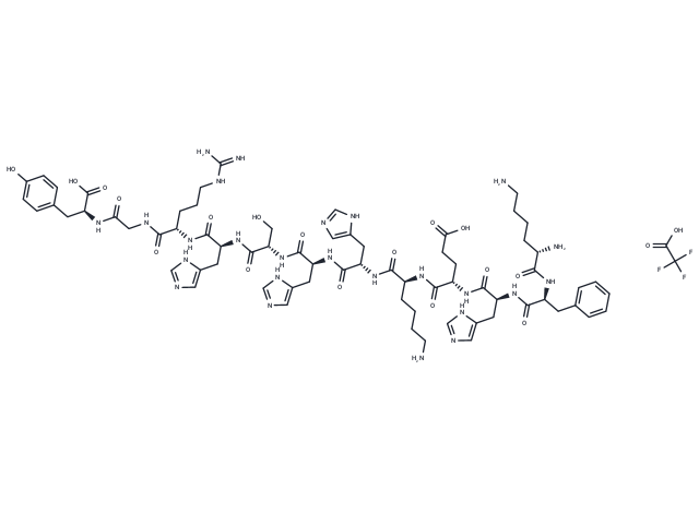 Histatin 8 TFA Chemical Structure