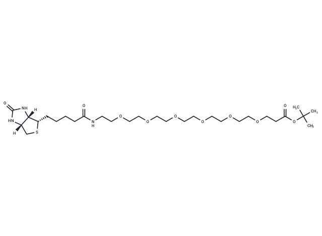 Biotin-PEG6-Boc Chemical Structure