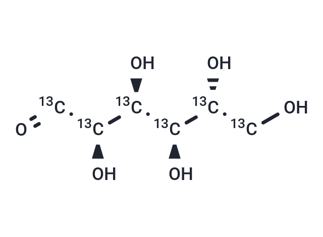 D-Glucose-13C6 Chemical Structure