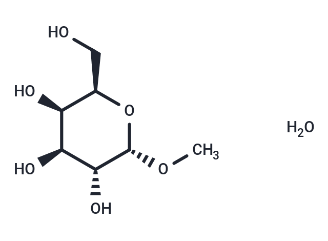 Methyl α-D-galactopyranoside monohydrate Chemical Structure
