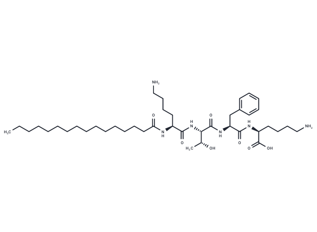 Palmitoyl tetrapeptide-10 Chemical Structure