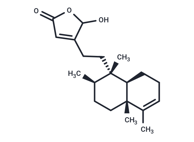 16-Hydroxycleroda-3,13-dien-15,16-olide Chemical Structure