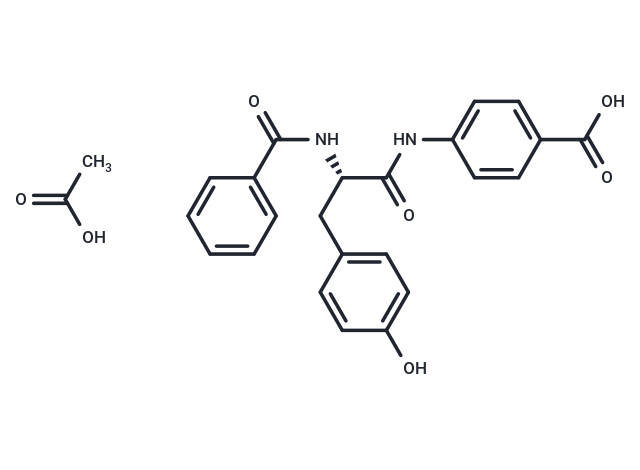 Bentiromide acetate Chemical Structure