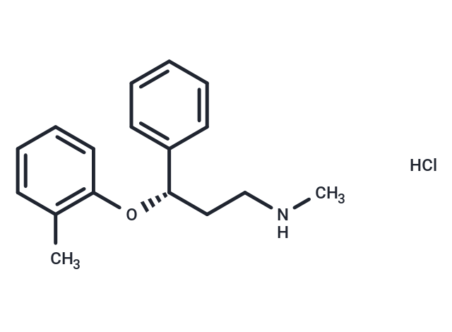 (+)-Tomoxetine hydrochloride Chemical Structure