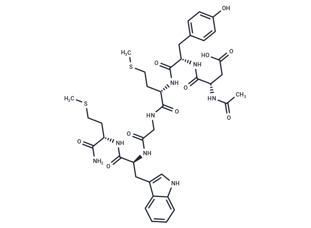 CCK (26-31) (non-sulfated) Chemical Structure