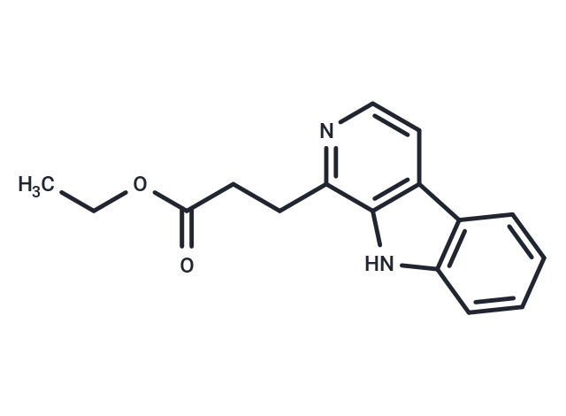Ethyl beta-carboline-1-propionate Chemical Structure