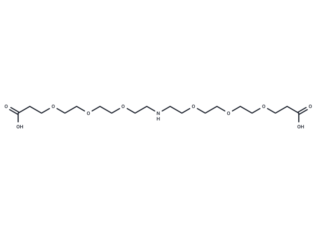 NH-bis(PEG3-acid) Chemical Structure
