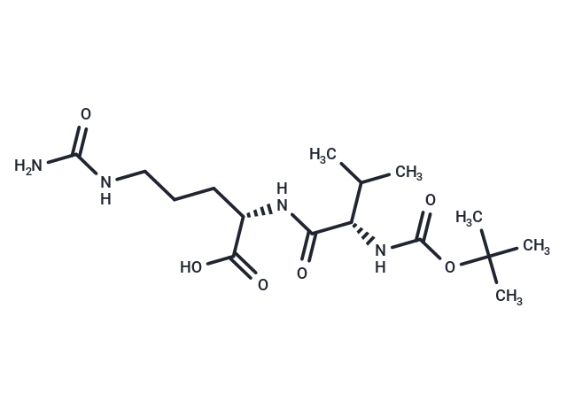 Boc-Val-Cit-OH Chemical Structure