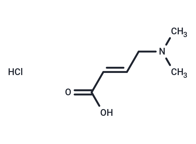 trans-4-Dimethylaminocrotonic acid hydrochloride Chemical Structure