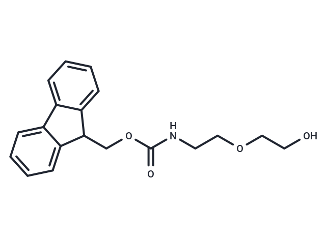Fmoc-N-amido-PEG2-alcohol Chemical Structure
