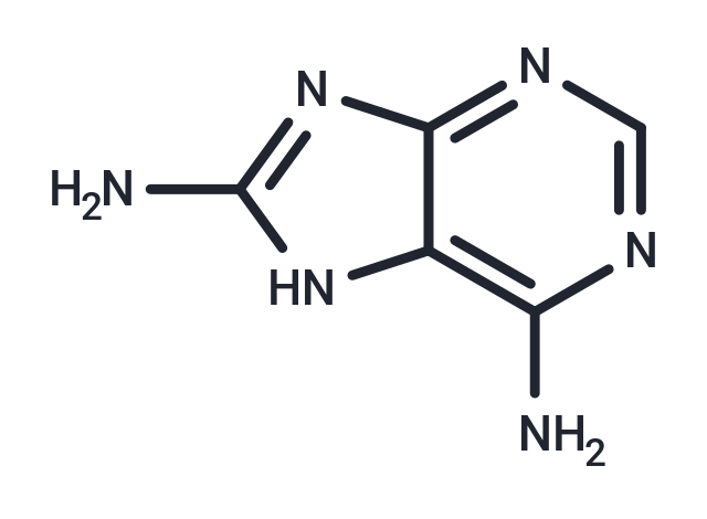 TargetMol Chemical Structure 8-Aminoadenine
