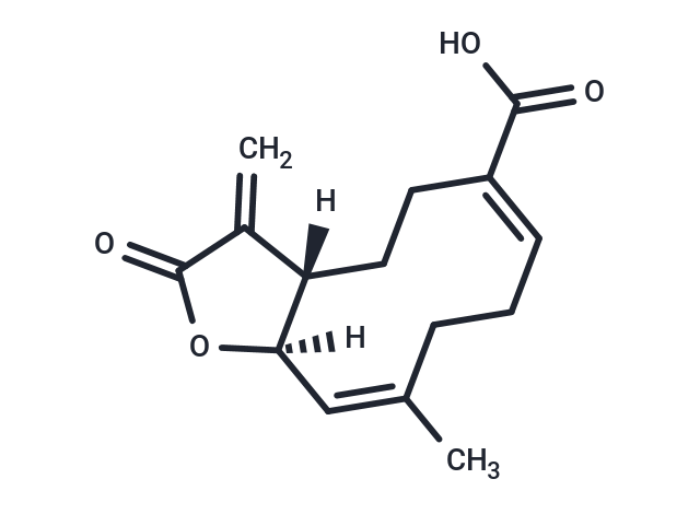 Taraxinic acid Chemical Structure