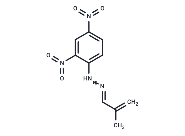Methacrolein-2,4-dinitrophenylhydrazone Chemical Structure