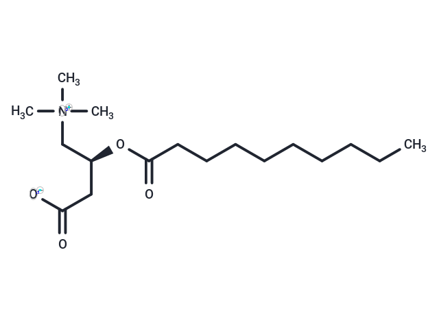 Decanoylcarnitine, (+)- Chemical Structure