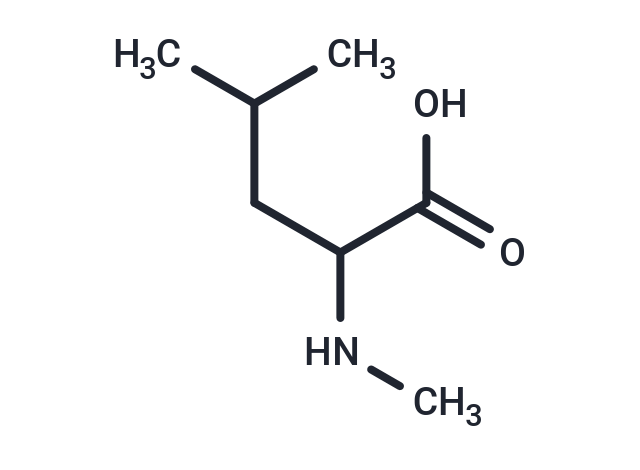 N-Methyl-DL-leucine Chemical Structure