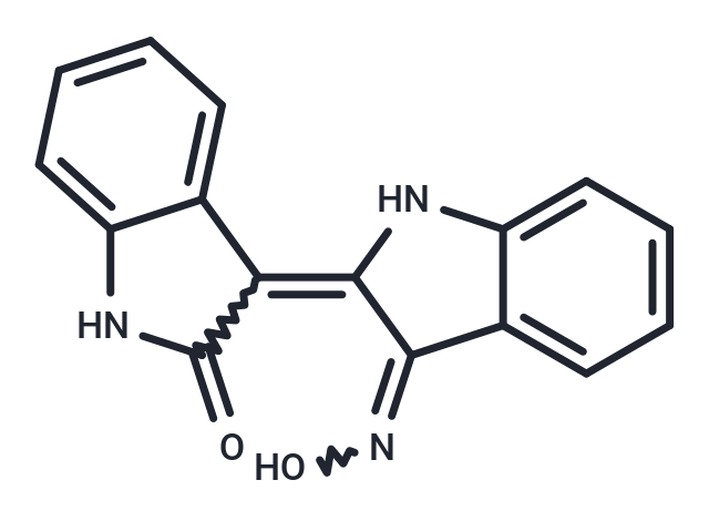 Indirubin-3'-monoxime Chemical Structure