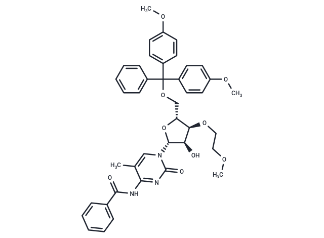 N4-Benzoyl-5’-O-DMT-3’-O-(2-methoxyethyl)-5-methylcytidine Chemical Structure