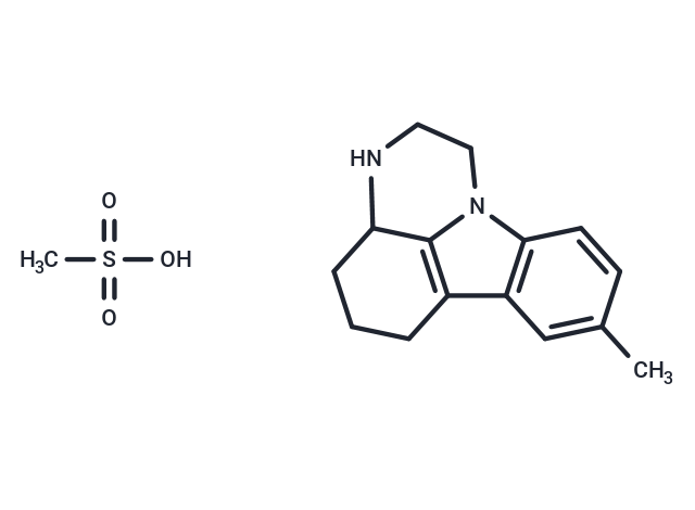 Pirlindole mesylate Chemical Structure