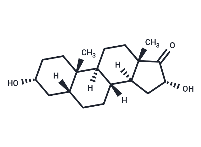 16α-Hydroxyetiocholanolone Chemical Structure