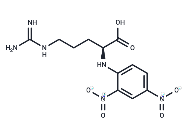 (2,4-Dinitrophenyl)-L-arginine Chemical Structure