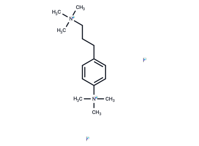 Ammonium, (3-(p-trimethylammoniophenyl)propyl)trimethyl-, diiodide Chemical Structure