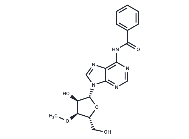 N6-Benzoyl-3’-O-methyladenosine Chemical Structure