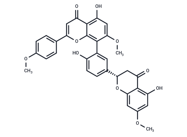 2,3-Dihydroheveaflavone Chemical Structure
