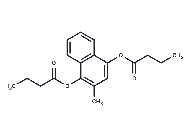 Menadiol dibutyrate Chemical Structure