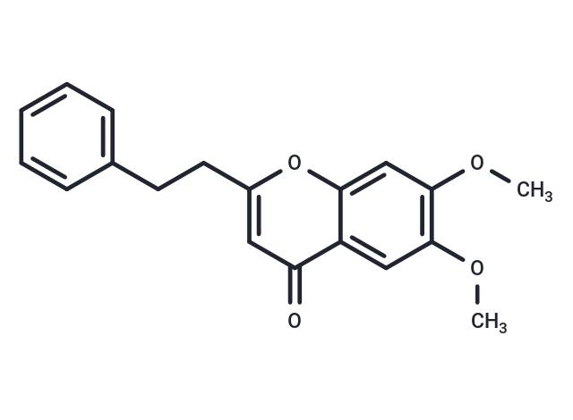 TargetMol Chemical Structure 6,7-Dimethoxy-2-(2-phenylethyl)chromone