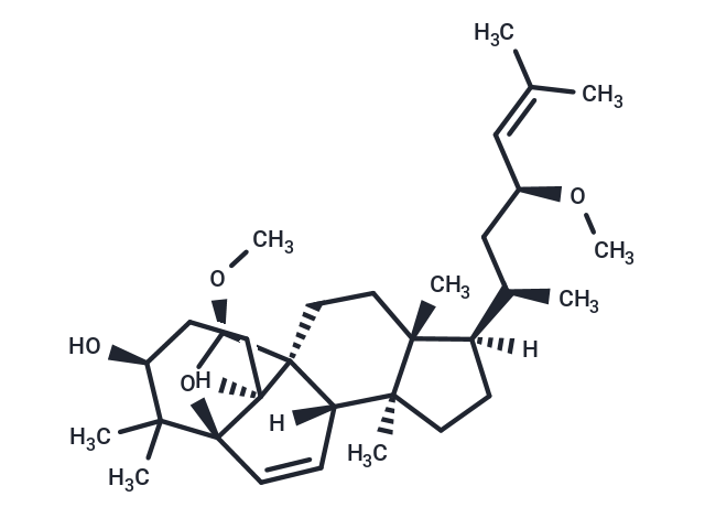 (19R,23S)-5β,19-Epoxy-19,23-dimethoxycucurbita-6,24-dien-3β-ol Chemical Structure
