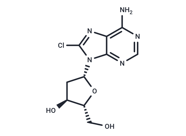 8-Chloro-2’-deoxyadenosine Chemical Structure