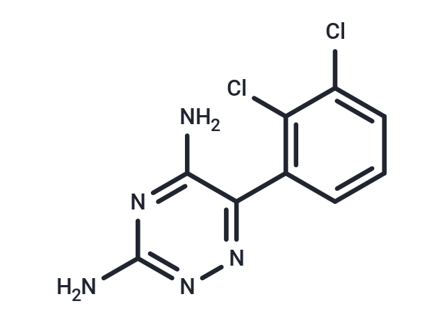 Lamotrigine Chemical Structure