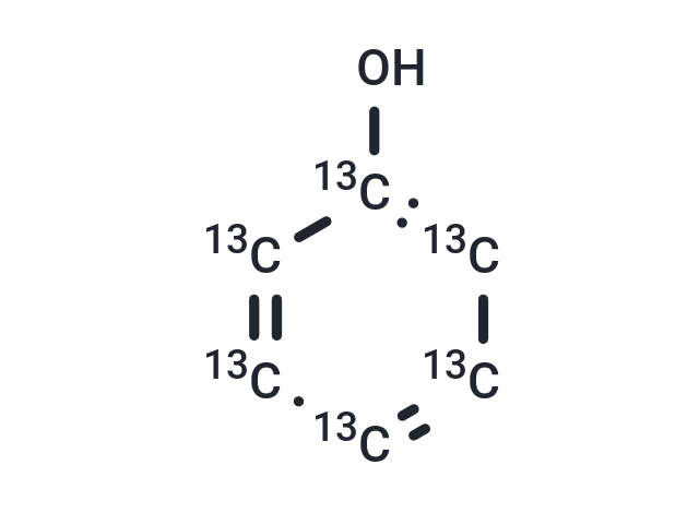 Phenol-13C6 Chemical Structure