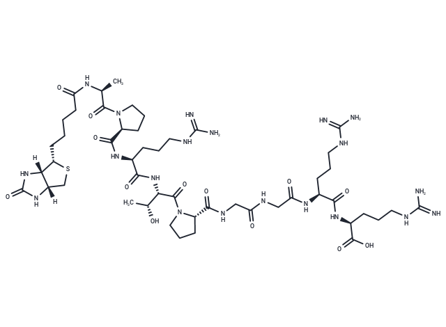 Biotin-myelin basic protein (94-102) Chemical Structure