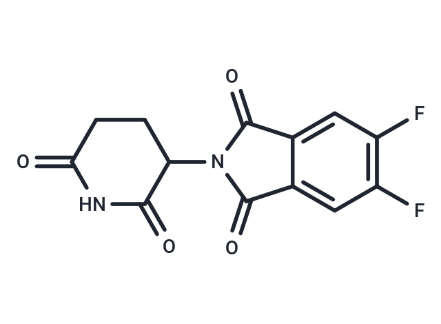 Thalidomide-5,6-F Chemical Structure