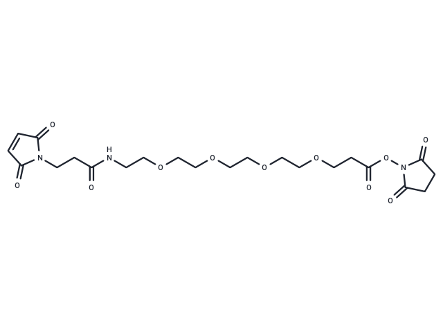 TargetMol Chemical Structure Mal-amido-PEG4-NHS ester