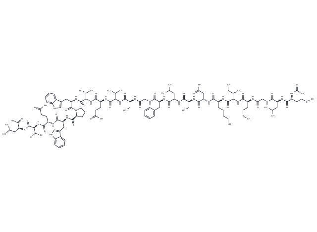Acetyl-Heme-Binding Protein 1 (1-21) (human) Chemical Structure