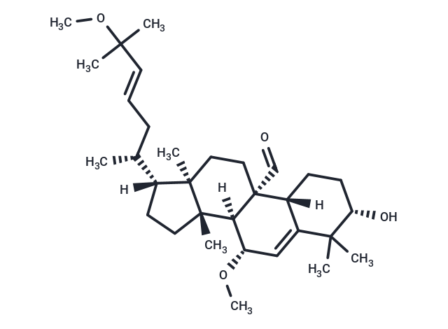 3β-Hydroxy-7β,25-dimethoxycucurbita-5,23-dien-19-al Chemical Structure