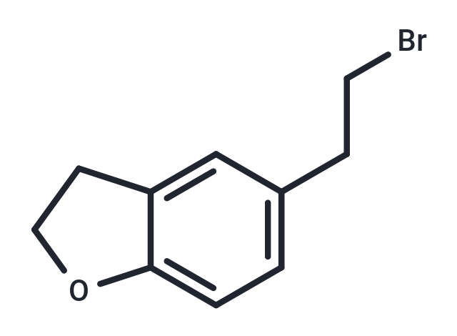 5-(2-Bromoethyl)-2,3-dihydrobenzofuran Chemical Structure