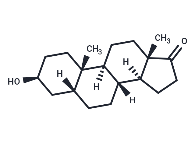 5β-Androstan-3β-ol-17-one Chemical Structure
