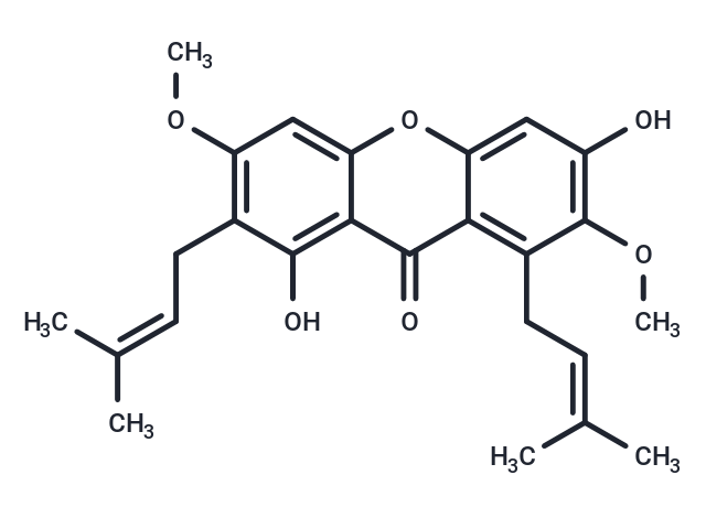Beta-mangostin Chemical Structure