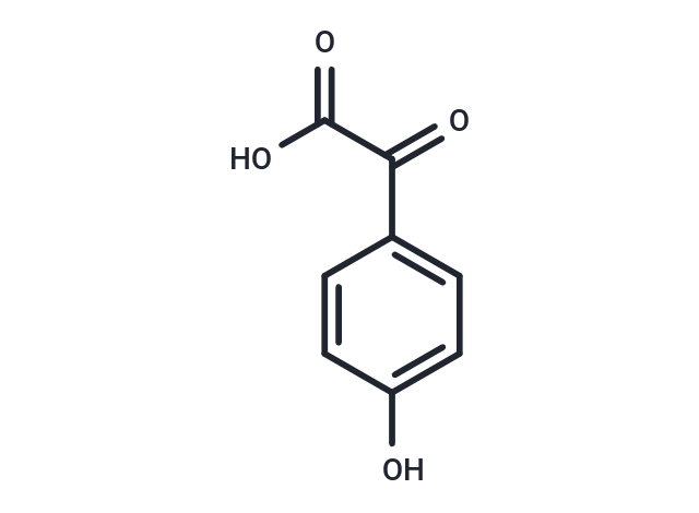 4-Hydroxyphenylglyoxylic Acid Chemical Structure