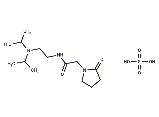 Pramiracetam Sulfate Chemical Structure