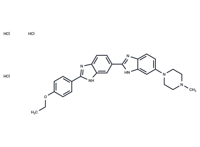TargetMol Chemical Structure Hoechst 33342 trihydrochloride