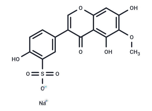 Tectorigenin sodium sulfonate Chemical Structure